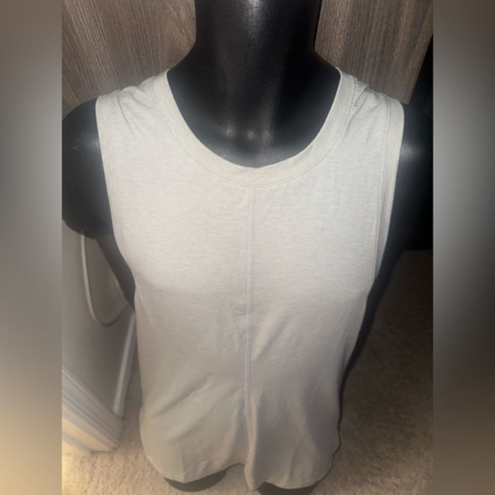 Men’s new dri fit Nike yoga tank top shirt size S small grey